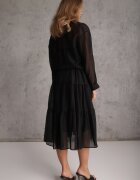 j&x Set din Tencel pentru vară: rochie pe bretele și cămașă transparentă Merea Negru