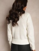 j&x Sweter Casual Bej deschis cu Bumbac și Paiete Savintha