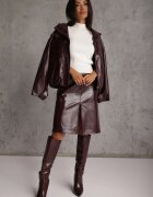j&x Vestă casual din tricot cu guler înalt și vâscoză Edline Bej deschis