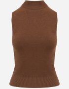 j&x Vestă casual din tricot cu guler înalt și vâscoză Edline Maro