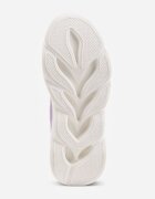 joalice paris Pantofi Sport Sneakers Alb-Violet pe Platformă Decorați cu Relief Teliriella