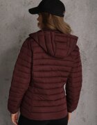 jstyle Geacă Bordeaux Decorată cu matlasare Finisată cu șnururi și glugă Mivissa