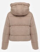 jstyle Jachetă Bej închis Matlasată Puffer cu glugă Mivvia