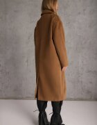 jstyle Palton Clasic Maro cu piept dublu cu buzunare Malwilina