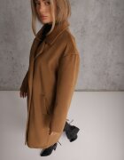 jstyle Palton Clasic Maro cu piept dublu cu buzunare Malwilina
