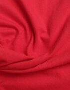 jstyle T-shirt Roșu din Bumbac cu Guler Rotund Nedima