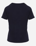 jstyle Tricou Bleumarin din Bumbac cu Decolteu Rotund Nedima