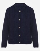 jumelle Cardigan bleumarin cu croială casual cu lână și mohair Lilothel
