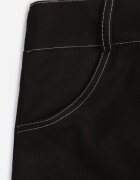jumelle Pantaloni Casual Balloon cu cusături cu ață contrastantă Sariaho Negri