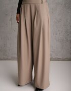 jumelle Pantaloni Palazzo Elegante Maro deschis cu picioare largi Adivisa