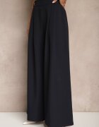 jumelle Pantaloni Palazzo eleganți bleumarin cu picioare largi Adivisa