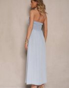 jumelle Rochie Evazată Bandeau Albastru Deschis Mavoreine