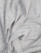 jumelle Rochie încrețită din bumbac cu croială de T-shirt și umeri supradimensionați Pelasea Gri