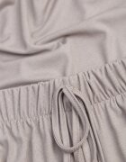 jumelle Set fluid de vară cu vâscoză bluză și pantaloni wide leg Nanassa Bej