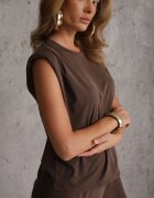 jumelle Set fluid de vară cu vâscoză bluză și pantaloni wide leg Nanassa Maro