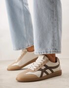 jumelle Sneakers Zitora Bej cu maro