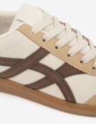 jumelle Sneakers Zitora Bej cu maro