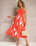 jus de pom Rochie Cloș Portocalie Florală Cronida