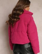 jusdepom Jachetă Fucsia tip blană Teddy Voicha