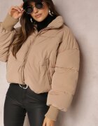 jusdepom Jachetă matlasată boxy oversize bej Isatti
