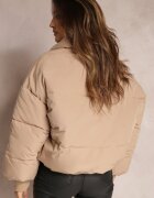 jusdepom Jachetă matlasată boxy oversize bej Isatti