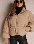 jusdepom Jachetă matlasată boxy oversize bej Isatti