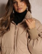 jusdepom Jachetă matlasată boxy oversize bej Isatti