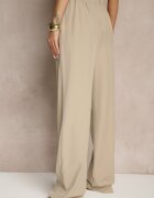 jusdepom Pantaloni Bej Eleganti High Waist Annavia