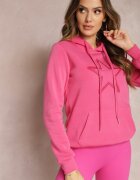 kamaella Bluză Roz Căptușită din Tricot cu Glugă Ziff