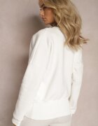 las garras Bluză albă din bumbac cu decolteu în V Hydralia