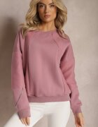las garras Bluza roz închis din bumbac cu lănțișor Eleutia