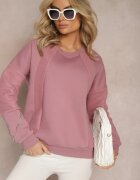 las garras Bluza roz închis din bumbac cu lănțișor Eleutia