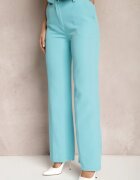 lily rose Pantaloni Albaștri cu dungă în stil de costum High Waist Jaessa