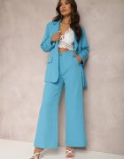 lily rose Pantaloni albaștri largi Laodaleia