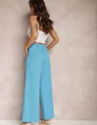 lily rose Pantaloni albaștri largi Laodaleia