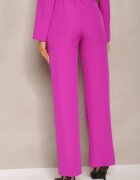 lily rose Pantaloni costum Violet cu craci usor evazati Lienta