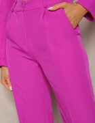 lily rose Pantaloni costum Violet cu craci usor evazati Lienta