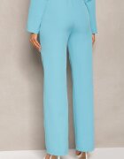 lily rose Pantaloni de costum Albastri cu craci ușor evazați Lienta