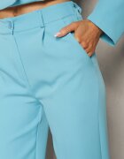 lily rose Pantaloni de costum Albastri cu craci ușor evazați Lienta