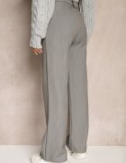 lily rose Pantaloni de costum Gri deschis Talie înaltă cu Cusături Variola