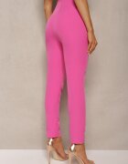 lily rose Pantaloni de costum roz cu talie înaltă Saggie