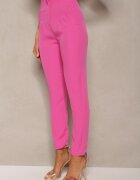 lily rose Pantaloni de costum roz cu talie înaltă Saggie