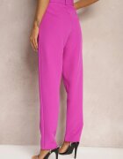 lily rose Pantaloni fuchsia de costum cu curea Samyah