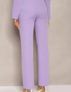 lily rose Pantaloni largi de costum violet cu talie înaltă și elastic în talie Casemea