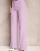 lily rose Pantaloni Mov deschis Larghi High Waist Dule