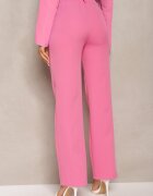 lily rose Pantaloni Roz de Costum cu Picioare Ușor Evazate Lienta