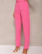 lily rose Pantaloni Roz de costum Talie înaltă cu centură Venus