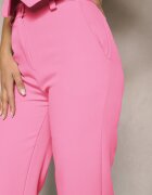 lily rose Pantaloni Rozalii cu dungă în stil de costum High Waist Jaessa