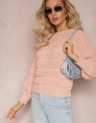 lily rose Pulover Roz cu croială scurtă și lejeră Olimppia