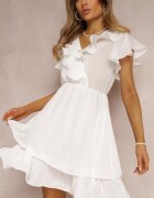 lily rose Rochie Albă Canolea